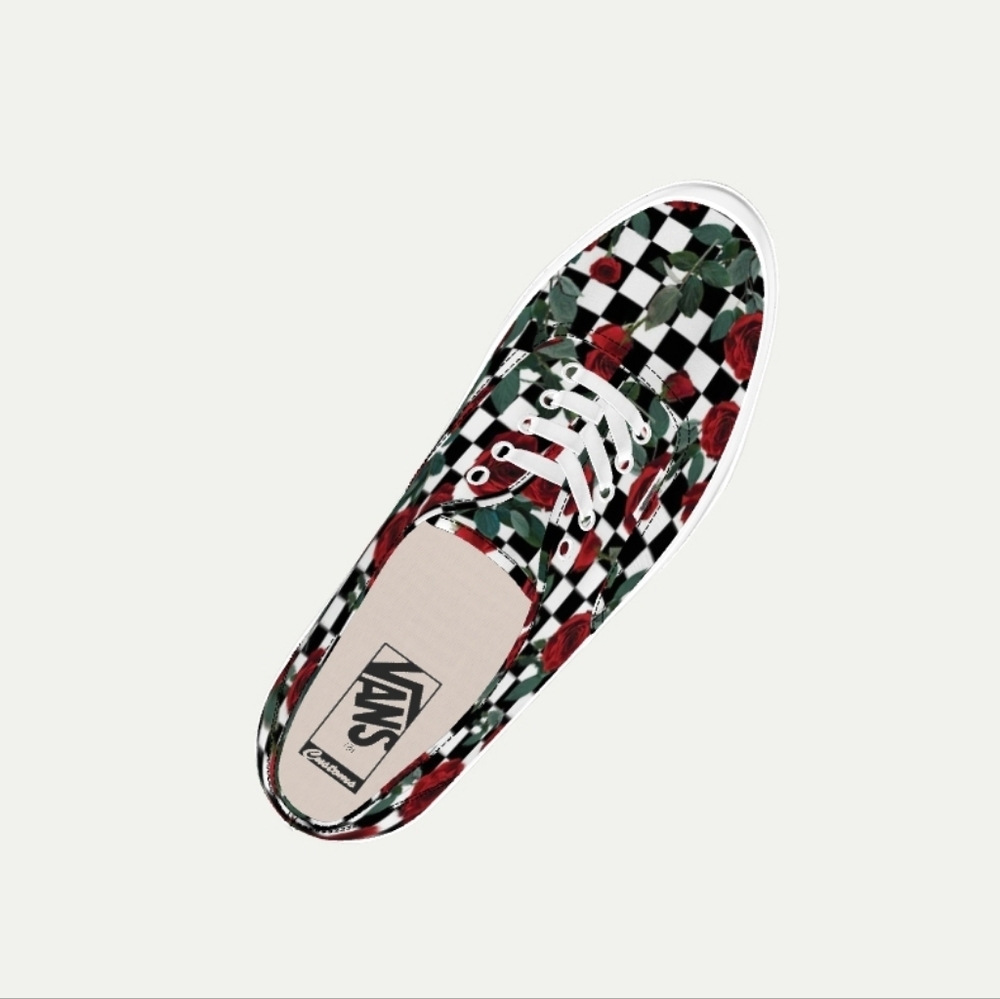 Vans Custom Checkerboard Roses - Picture 3 of 4